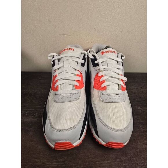 Nike Air Max 90 GTX Infrared Gore-Tex White Grey Red FD5810-101 Men\'s 9.5 main image 7